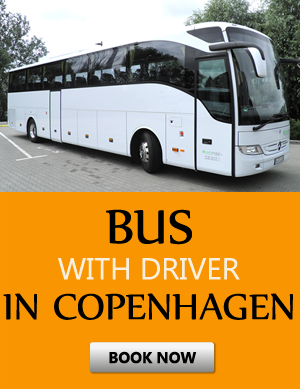 Order bus with driver in Kopenhagen